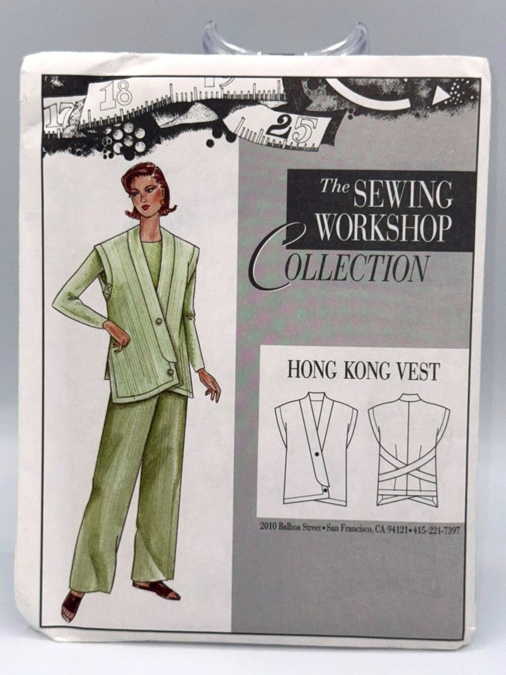 The Sewing Workshop Hong Kong Vest Pattern Designer Vest Sewing Pattern